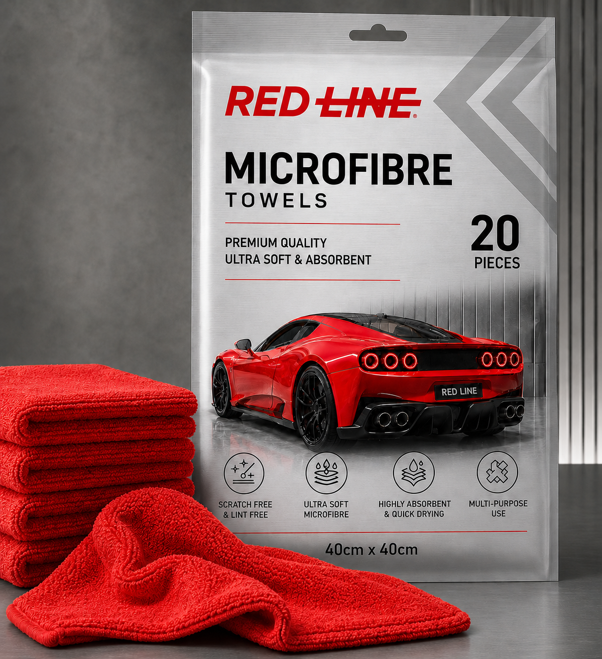 MicroFibre Towels 100-Pack 40x40cm