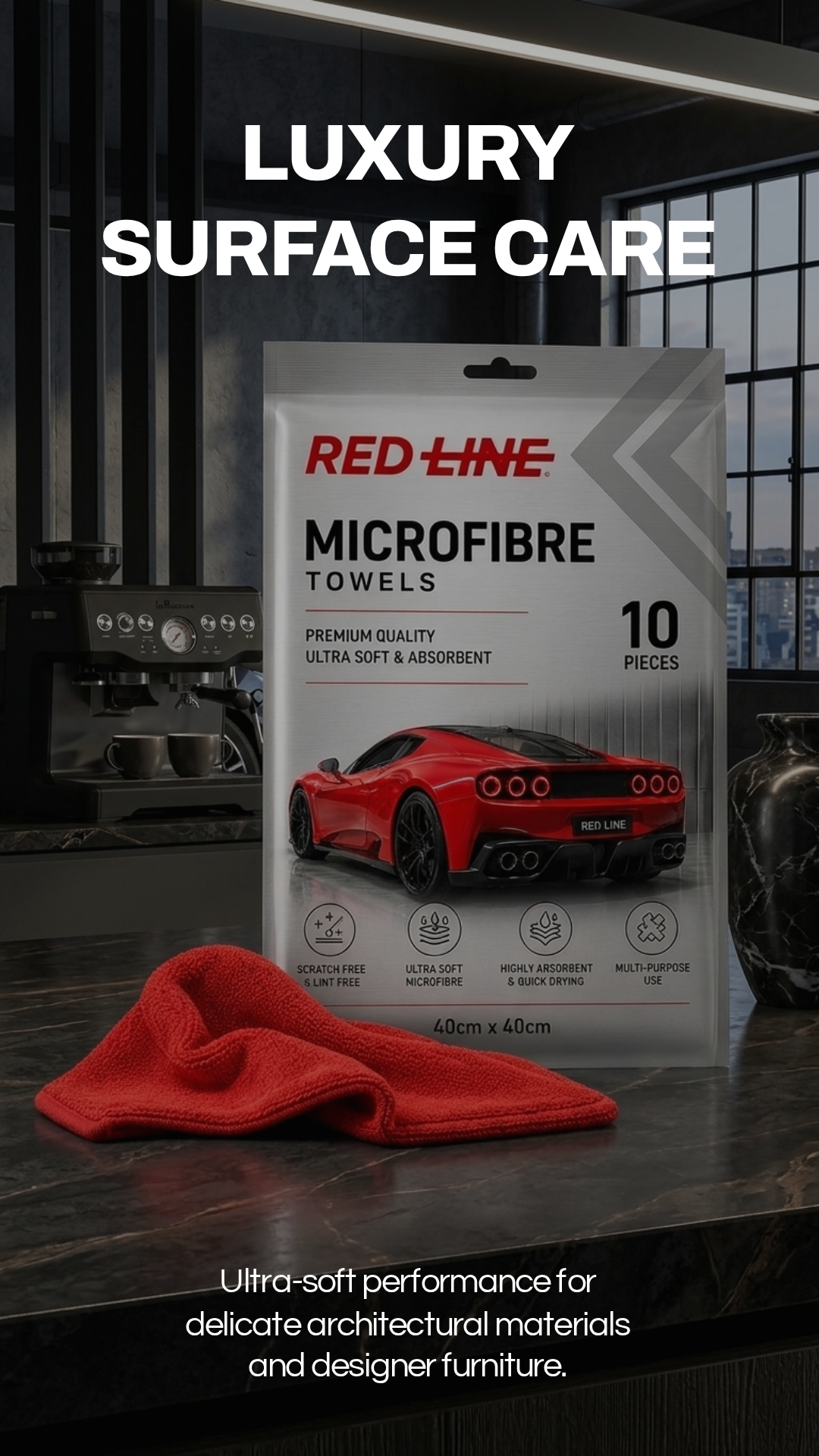 MicroFibre Towels 10-Pack 40x40cm